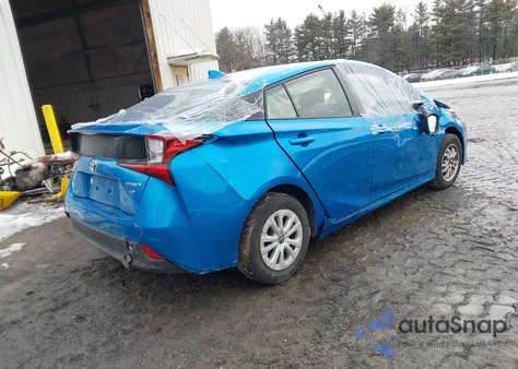 2019 Toyota Prius L Eco from USA, damaged, VIN JTDKARFU2K3100199
